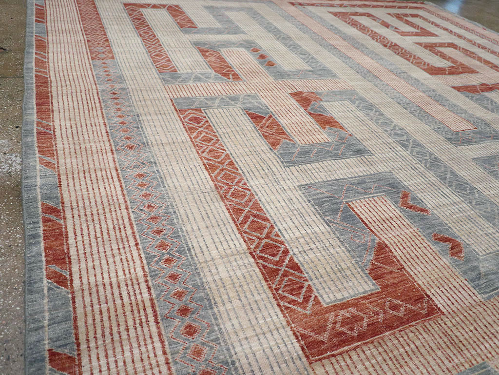 Modern East Turkestan Khotan Room Size Carpet, No.33007 - Galerie Shabab