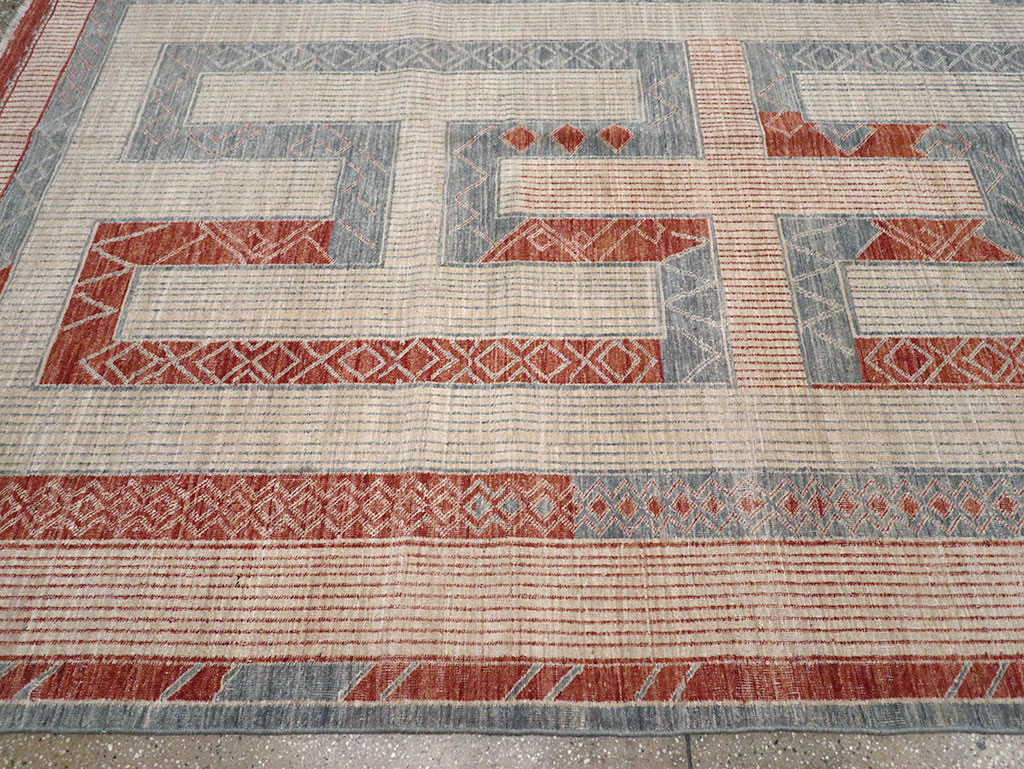 Modern East Turkestan Khotan Room Size Carpet, No.33007 - Galerie Shabab