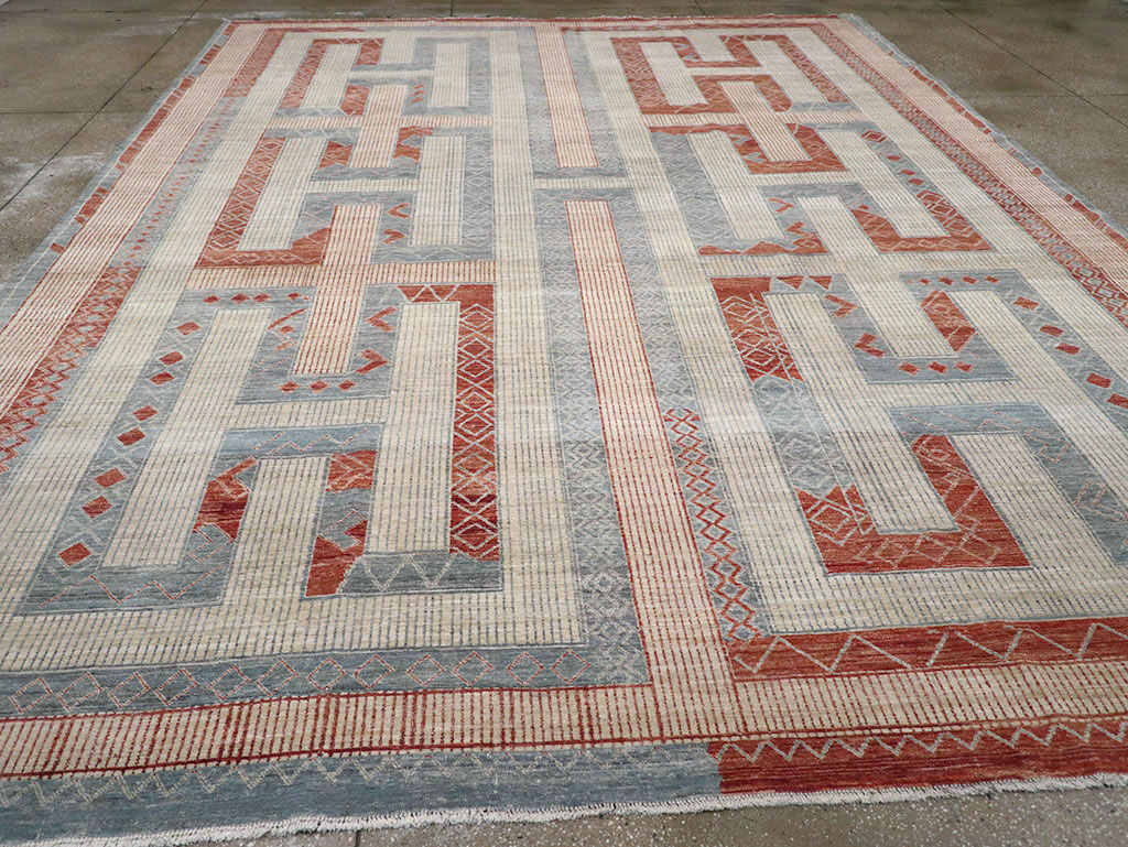 Modern East Turkestan Khotan Room Size Carpet, No.33007 - Galerie Shabab