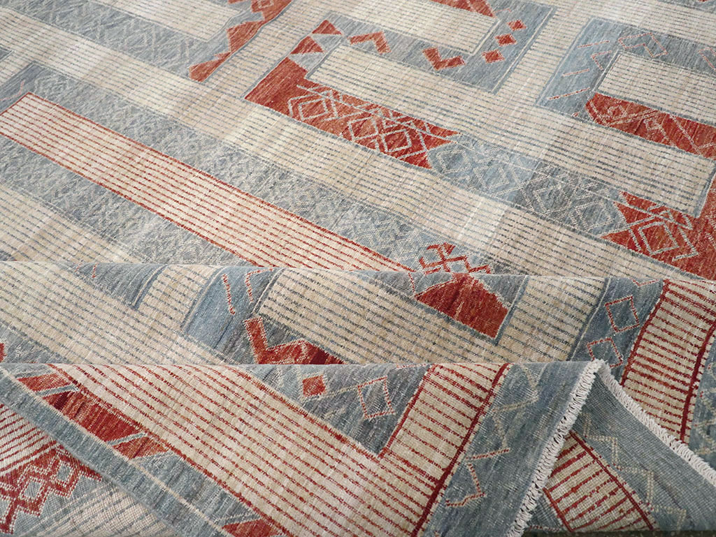 Modern East Turkestan Khotan Room Size Carpet, No.33007 - Galerie Shabab