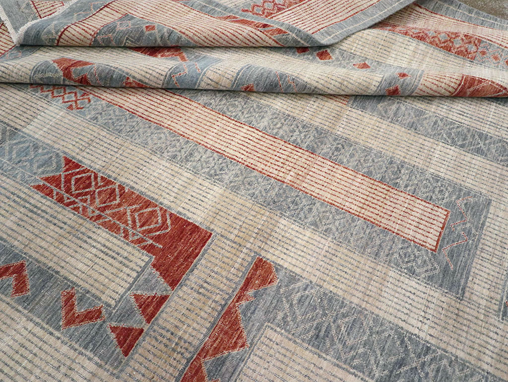 Modern East Turkestan Khotan Room Size Carpet, No.33007 - Galerie Shabab