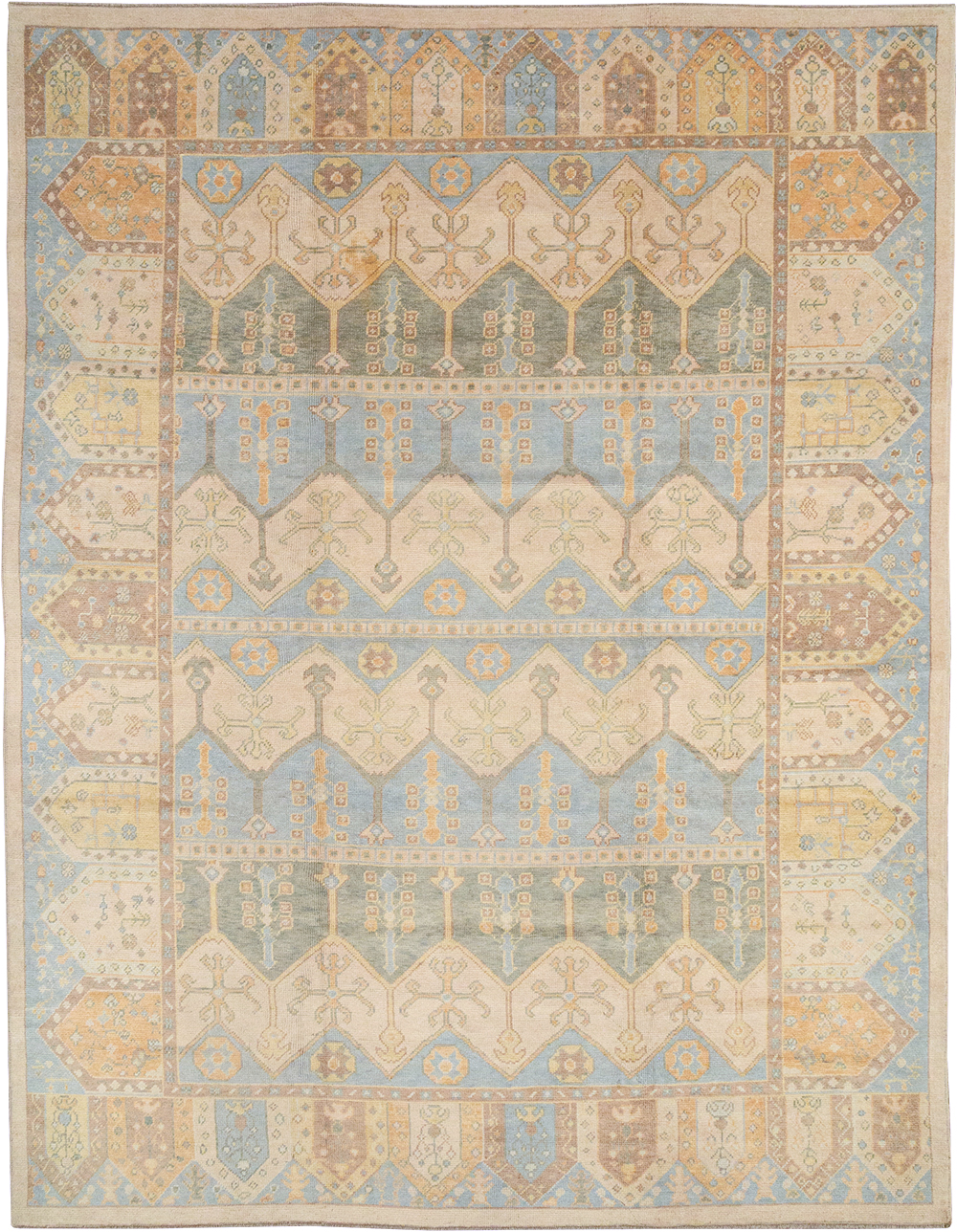 Modern Turkish Anatolian Room Size Carpet, No.33009 - Galerie Shabab