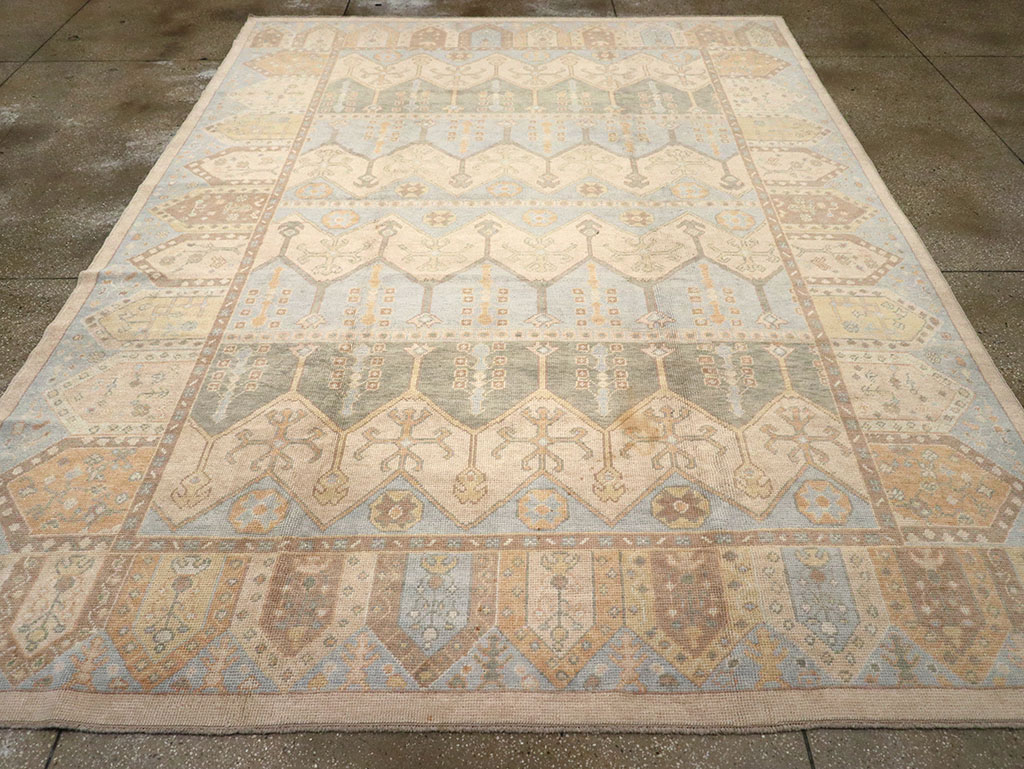 Modern Turkish Anatolian Room Size Carpet, No.33009 - Galerie Shabab
