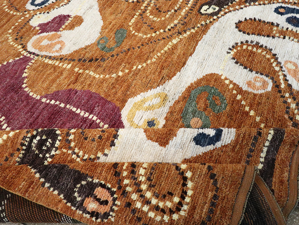 Modern Turkish Art Deco Room Size Carpet, No.33011 - Galerie Shabab