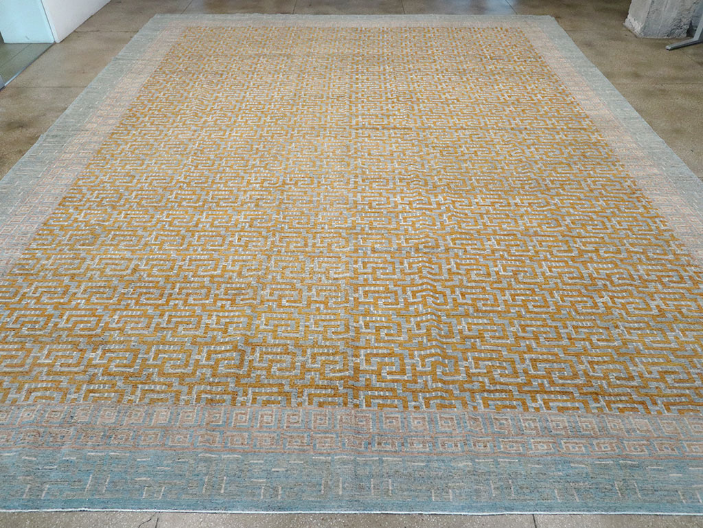 Modern East Turkestan Khotan Oversize Carpet, No.33012 - Galerie Shabab