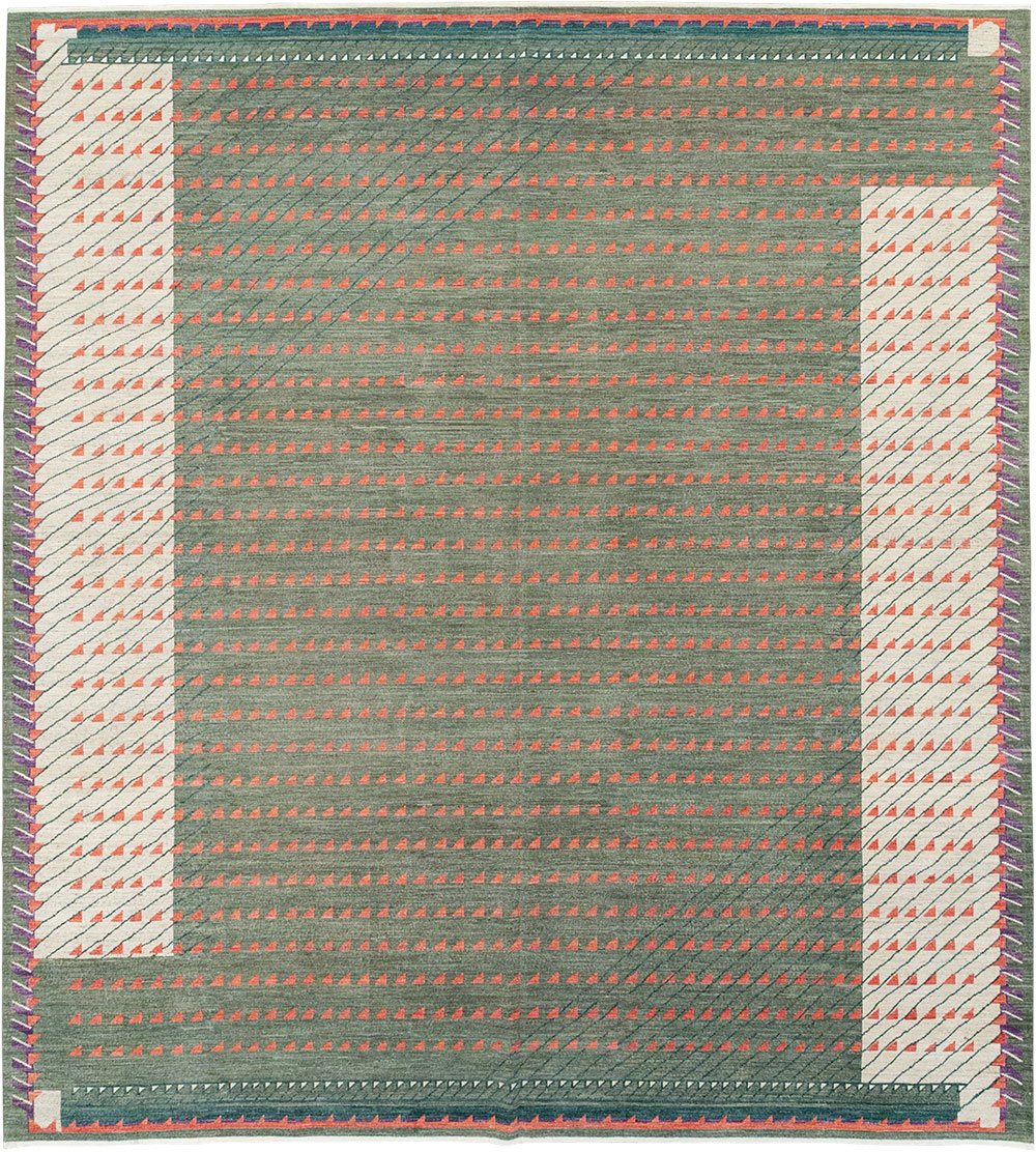 Modern East Turkestan Khotan Large Room Size Carpet, No.33014 - Galerie Shabab