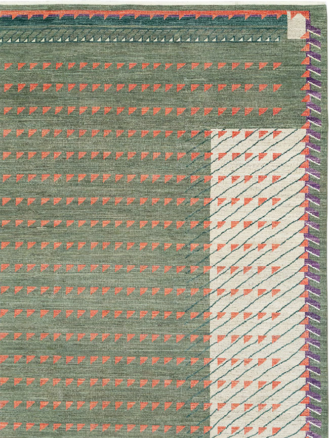 Modern East Turkestan Khotan Large Room Size Carpet, No.33014 - Galerie Shabab