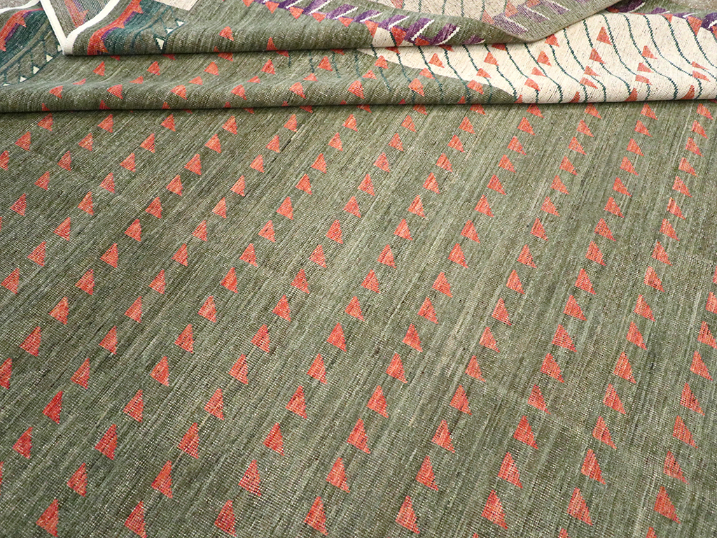 Modern East Turkestan Khotan Large Room Size Carpet, No.33014 - Galerie Shabab