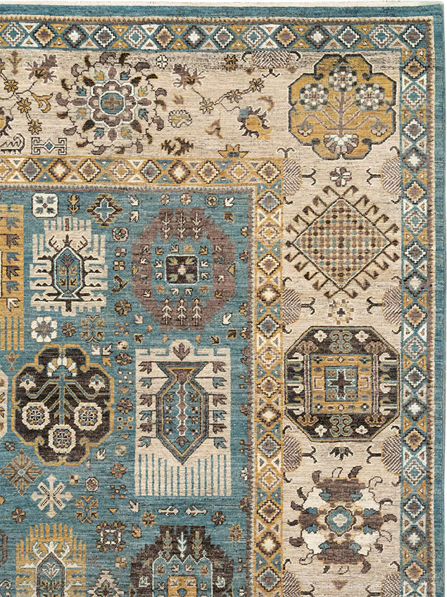 Modern East Turkestan Khotan Room Size Carpet, No.33015 - Galerie Shabab