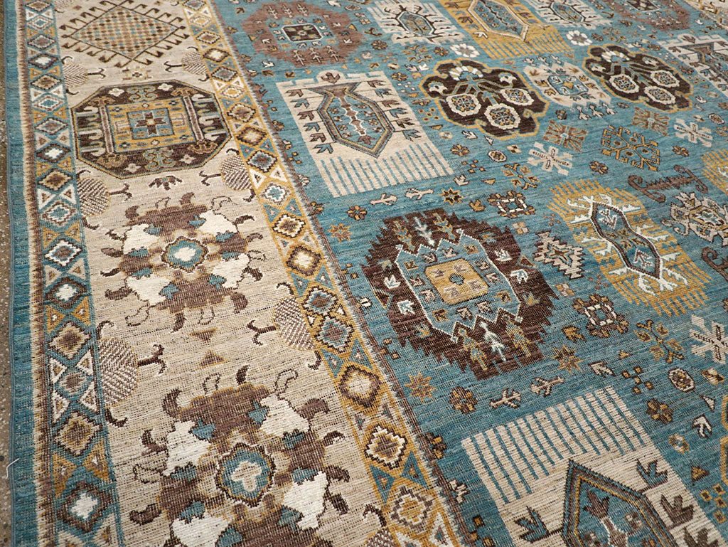 Modern East Turkestan Khotan Room Size Carpet, No.33015 - Galerie Shabab