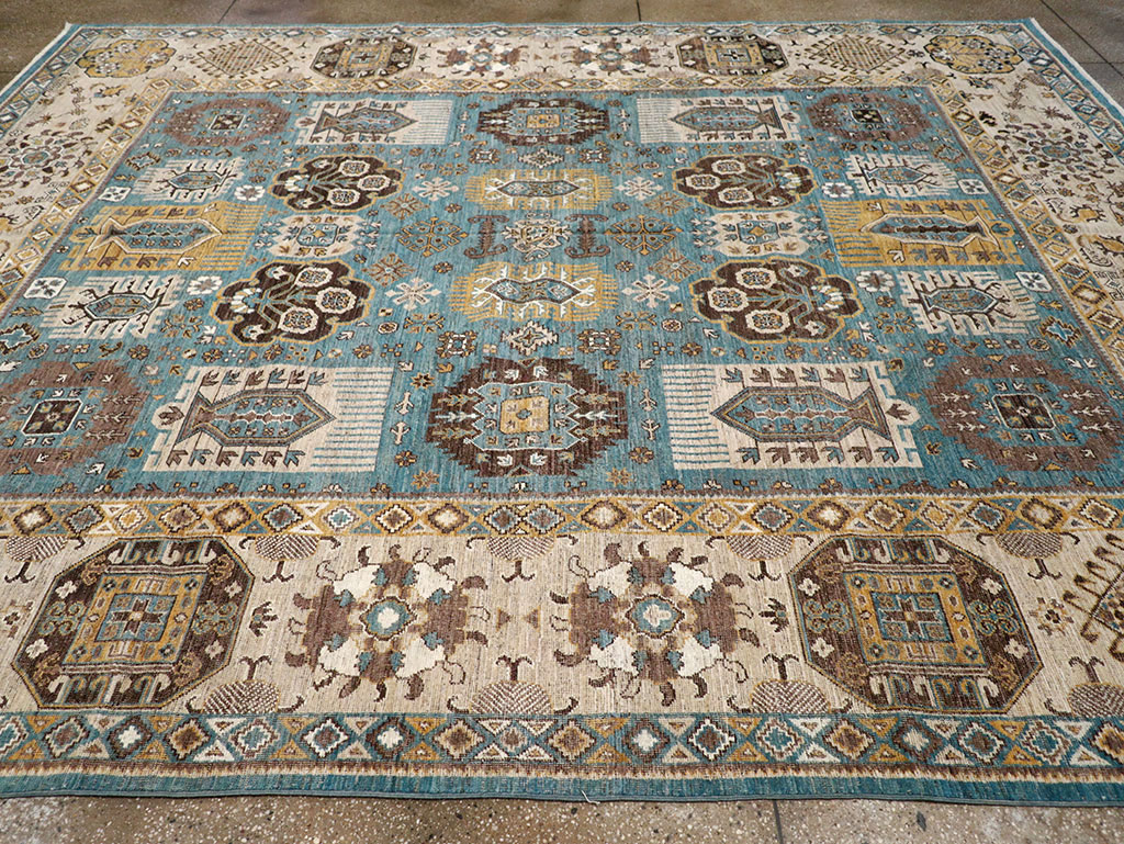 Modern East Turkestan Khotan Room Size Carpet, No.33015 - Galerie Shabab