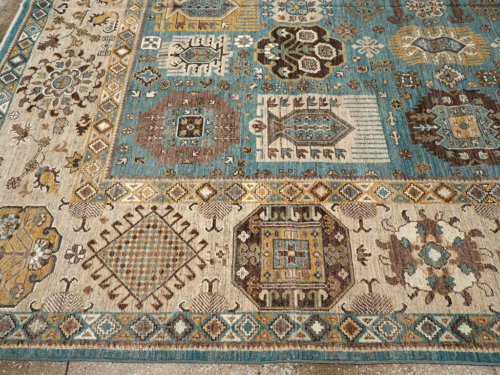 Modern East Turkestan Khotan Room Size Carpet, No.33015 - Galerie Shabab