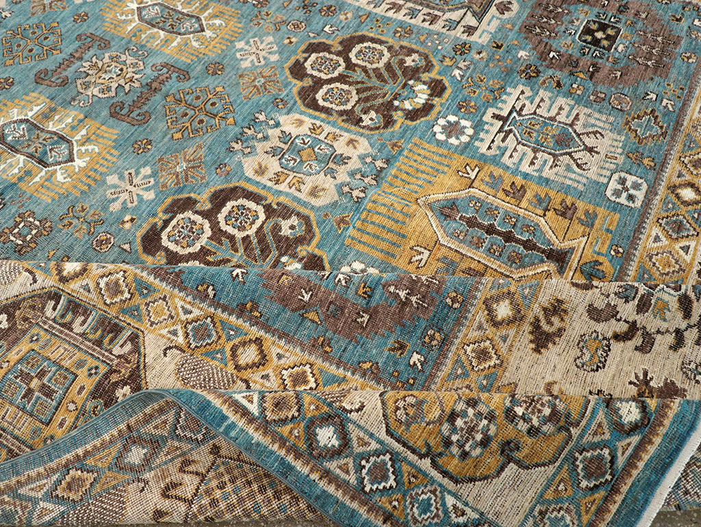 Modern East Turkestan Khotan Room Size Carpet, No.33015 - Galerie Shabab