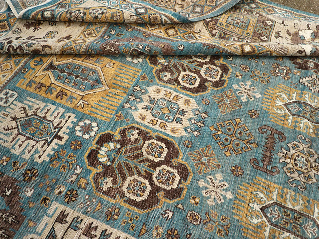 Modern East Turkestan Khotan Room Size Carpet, No.33015 - Galerie Shabab