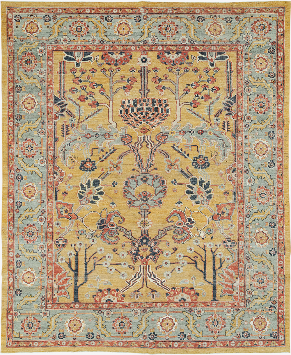 Modern East Turkestan Khotan Room Size Carpet, No.33016 - Galerie Shabab