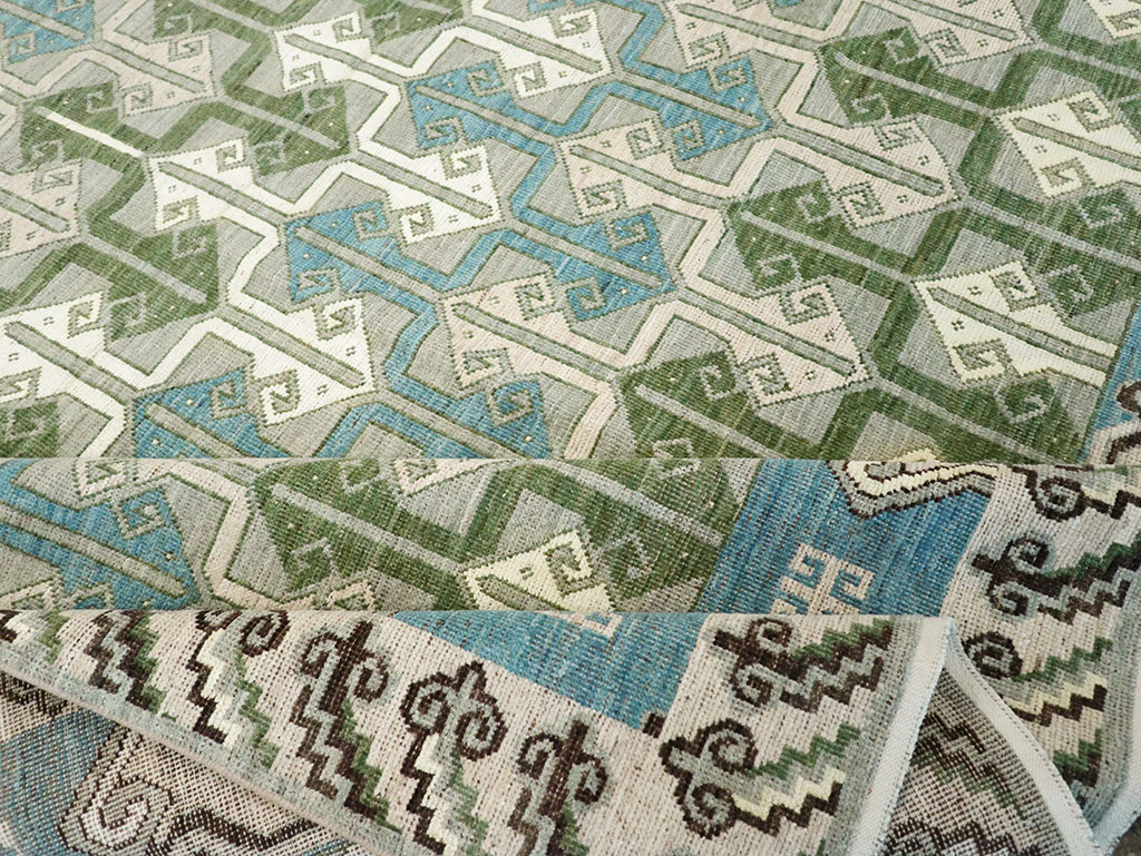 Modern East Turkestan Khotan Room Size Carpet, No.33017 - Galerie Shabab