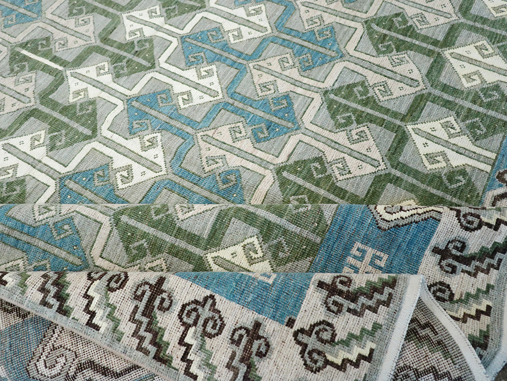 Modern East Turkestan Khotan Room Size Carpet, No.33017 - Galerie Shabab