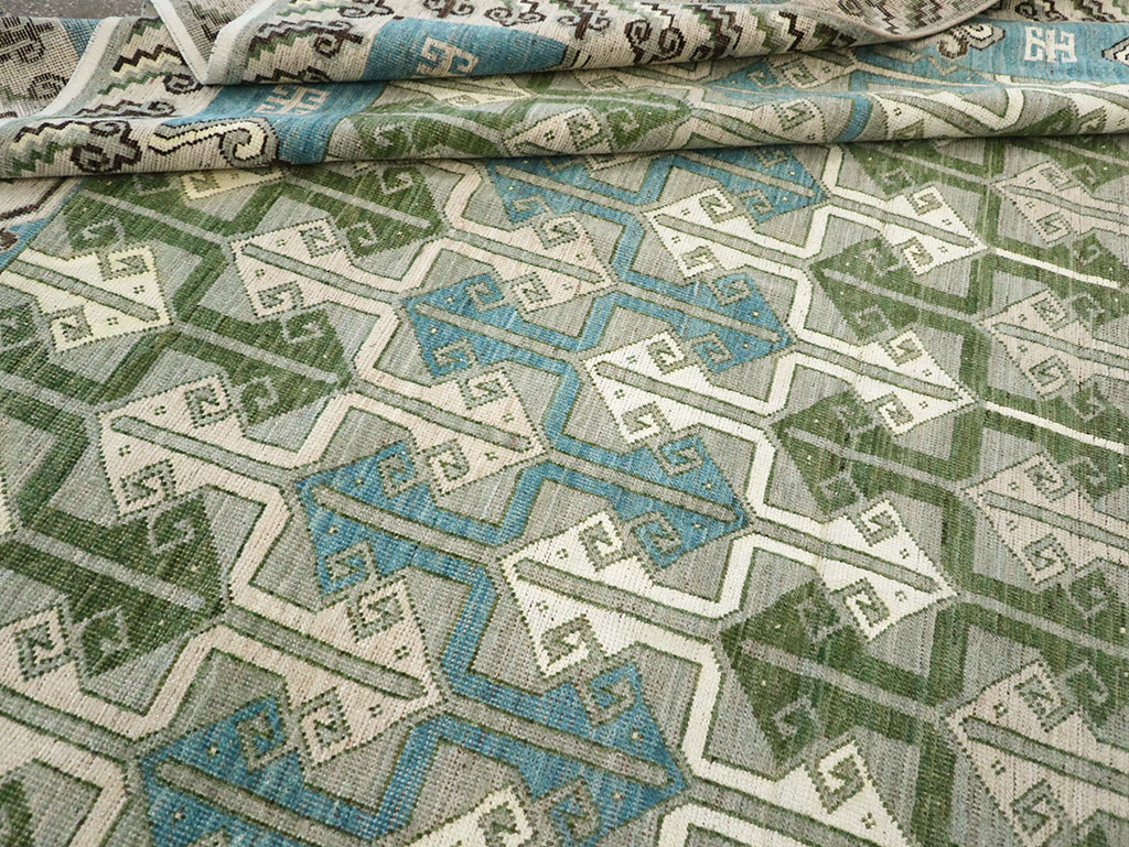 Modern East Turkestan Khotan Room Size Carpet, No.33017 - Galerie Shabab