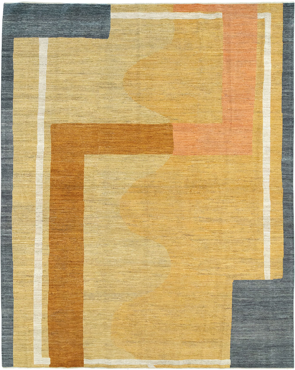 Modern East Turkestan Art Deco Room Size Carpet, No.33018 - Galerie Shabab