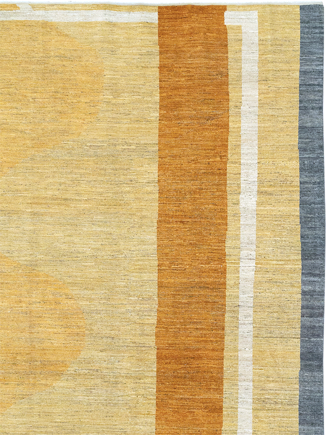 Modern East Turkestan Art Deco Room Size Carpet, No.33018 - Galerie Shabab