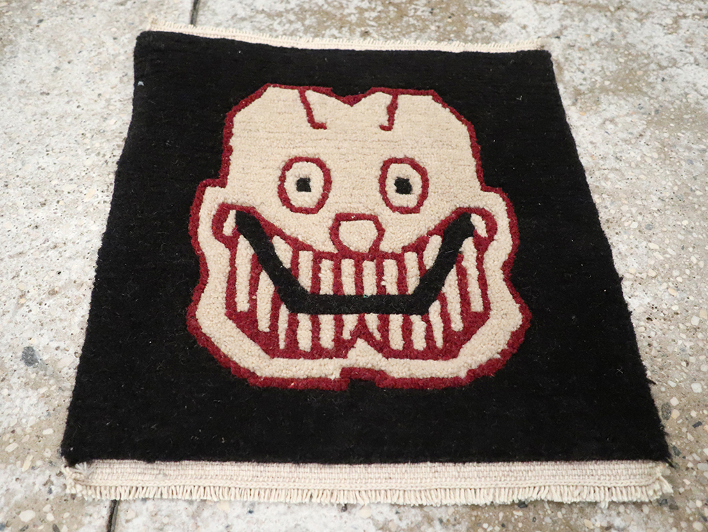 Vintage Tibetan Pictorial Rug (Pair: 1 of 2), No.33022 - Galerie Shabab