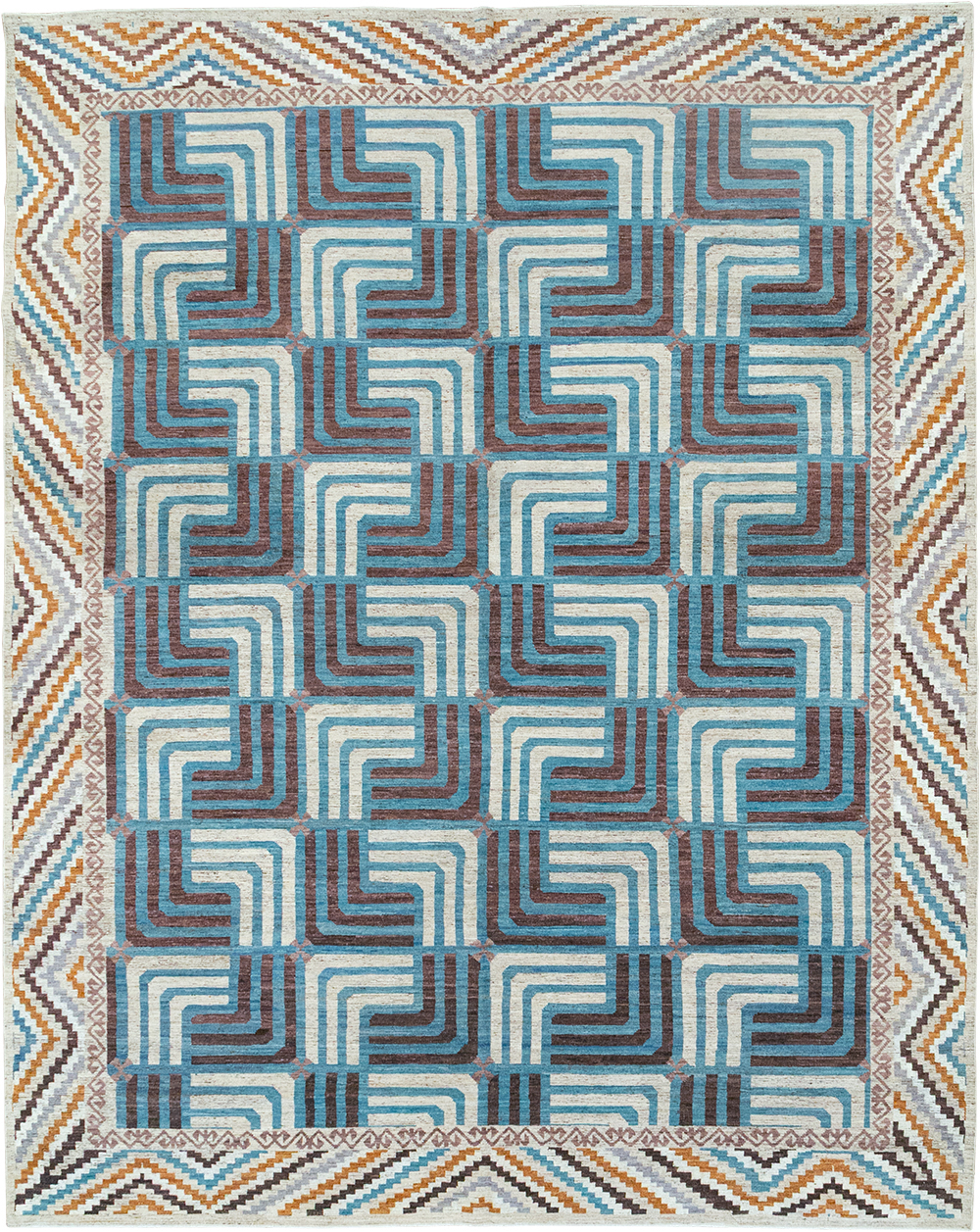 Modern East Turkestan Khotan Room Size Carpet, No.33024 - Galerie Shabab
