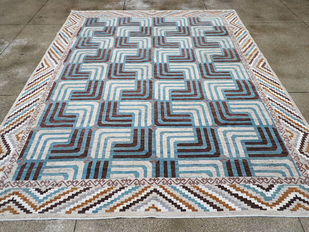 Modern East Turkestan Khotan Room Size Carpet, No.33024 - Galerie Shabab