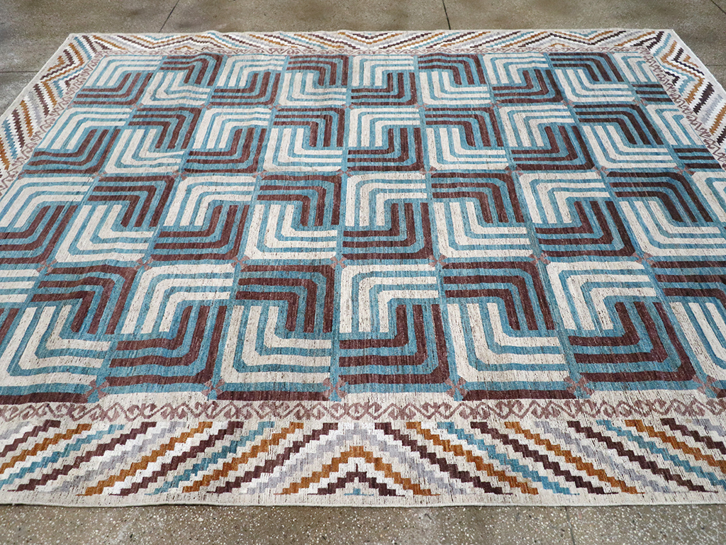 Modern East Turkestan Khotan Room Size Carpet, No.33024 - Galerie Shabab