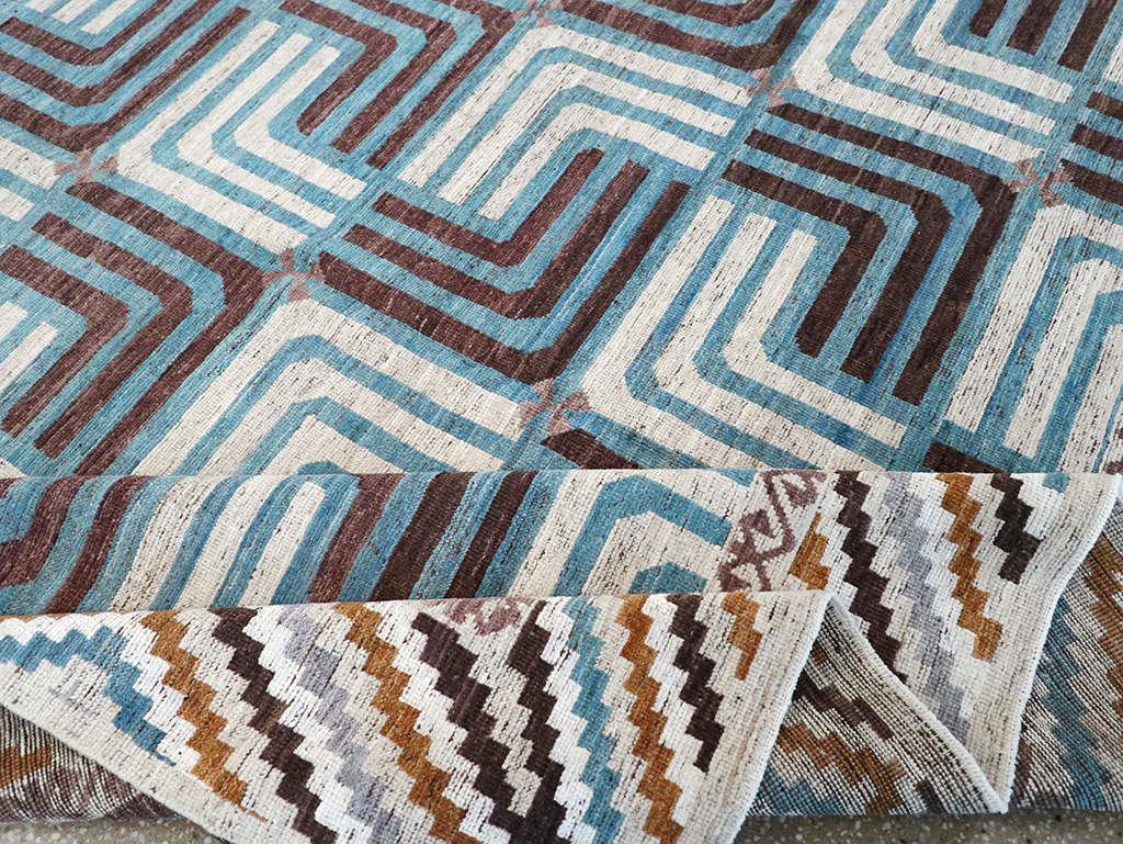 Modern East Turkestan Khotan Room Size Carpet, No.33024 - Galerie Shabab