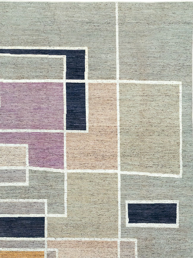 Modern East Turkestan Khotan Room Size Carpet, No.33026 - Galerie Shabab