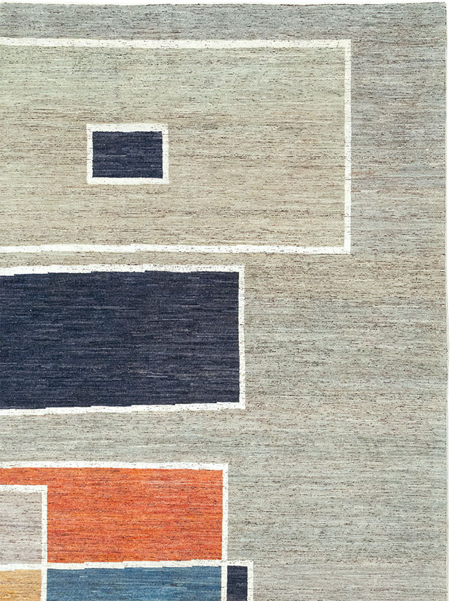 Modern East Turkestan Khotan Room Size Carpet, No.33026 - Galerie Shabab