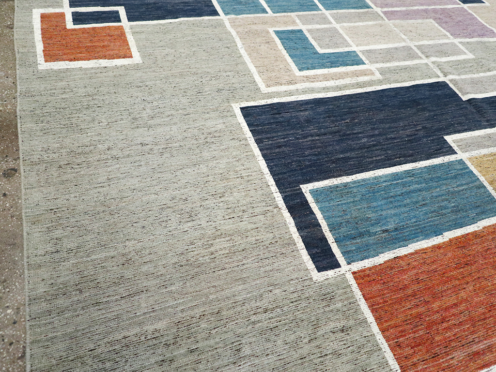 Modern East Turkestan Khotan Room Size Carpet, No.33026 - Galerie Shabab
