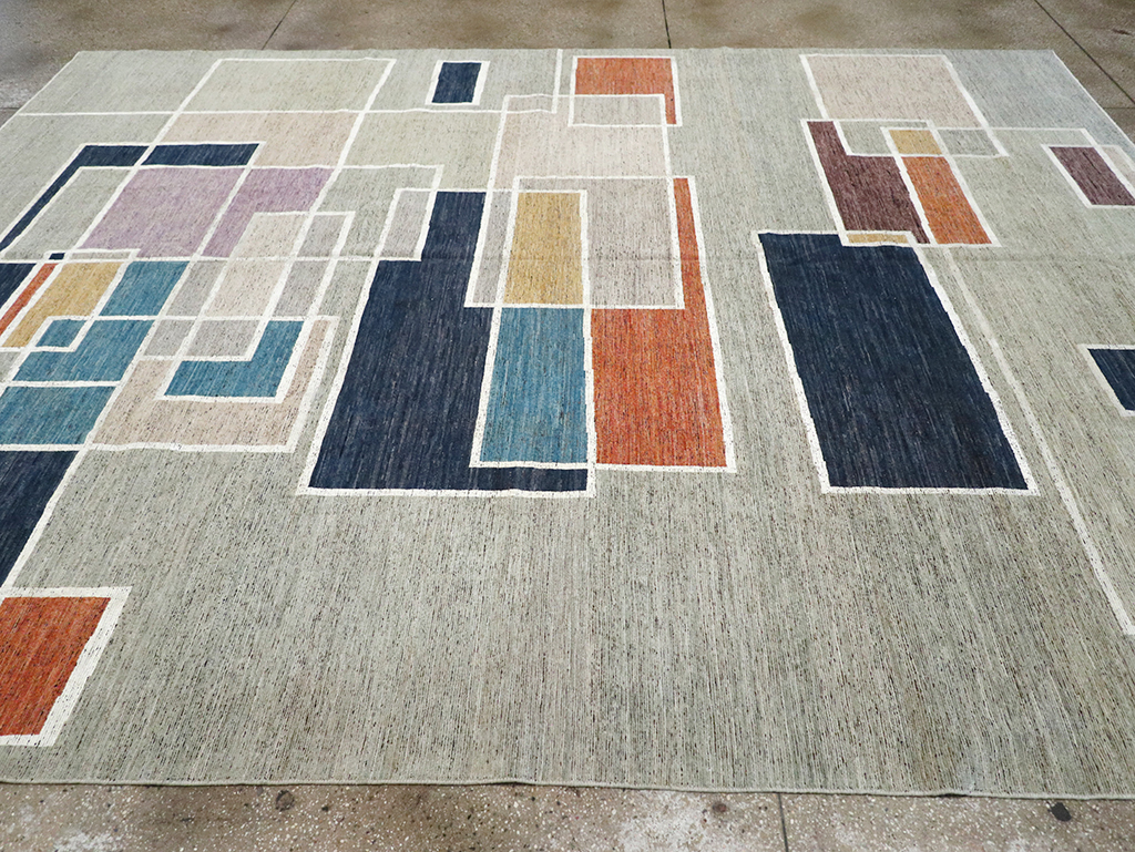 Modern East Turkestan Khotan Room Size Carpet, No.33026 - Galerie Shabab