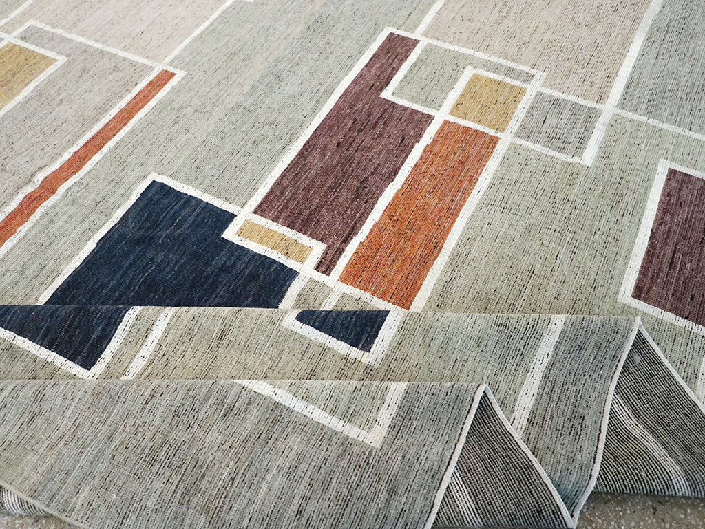 Modern East Turkestan Khotan Room Size Carpet, No.33026 - Galerie Shabab