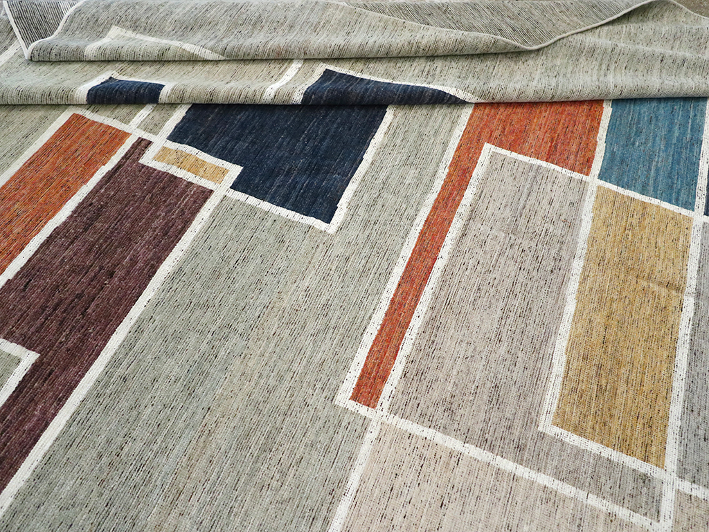 Modern East Turkestan Khotan Room Size Carpet, No.33026 - Galerie Shabab