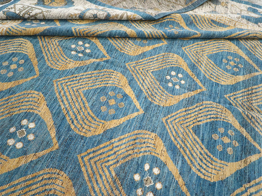 Modern East Turkestan Khotan Room Size Carpet, No.33028 - Galerie Shabab