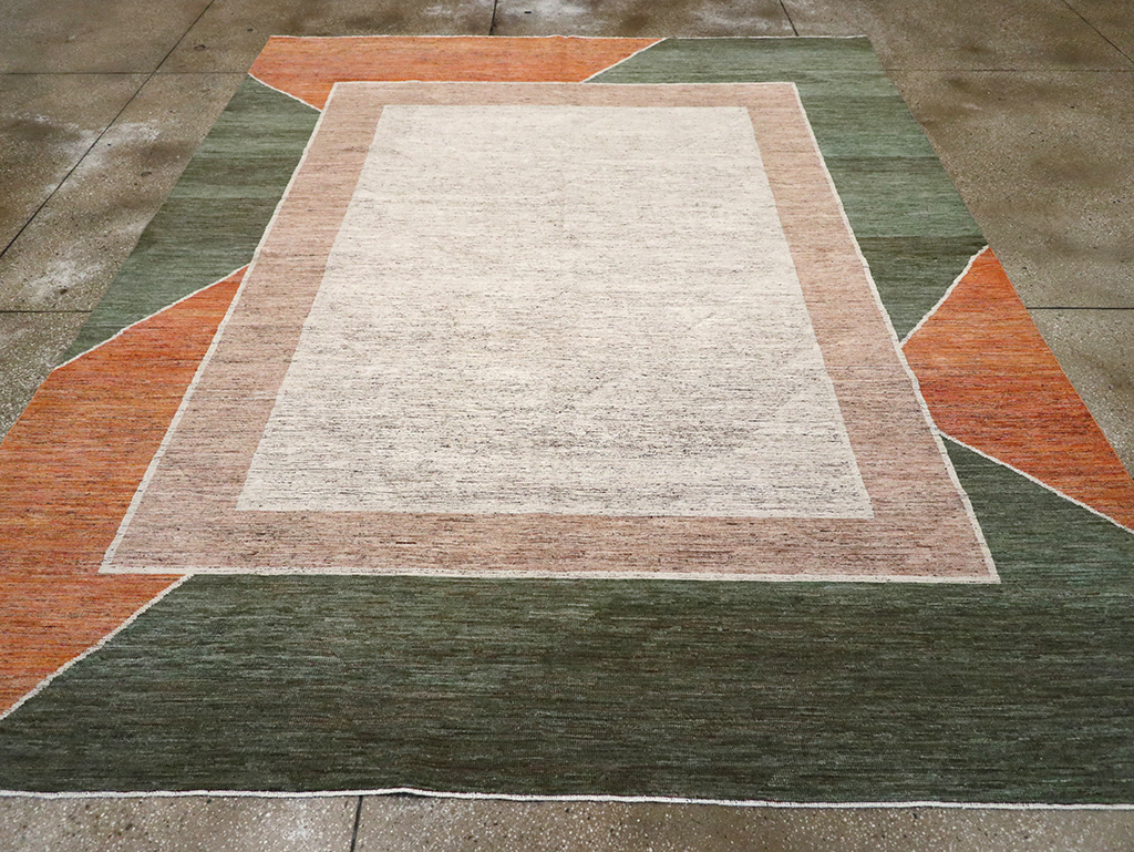 Modern East Turkestan Khotan Room Size Carpet, No.33033 - Galerie Shabab