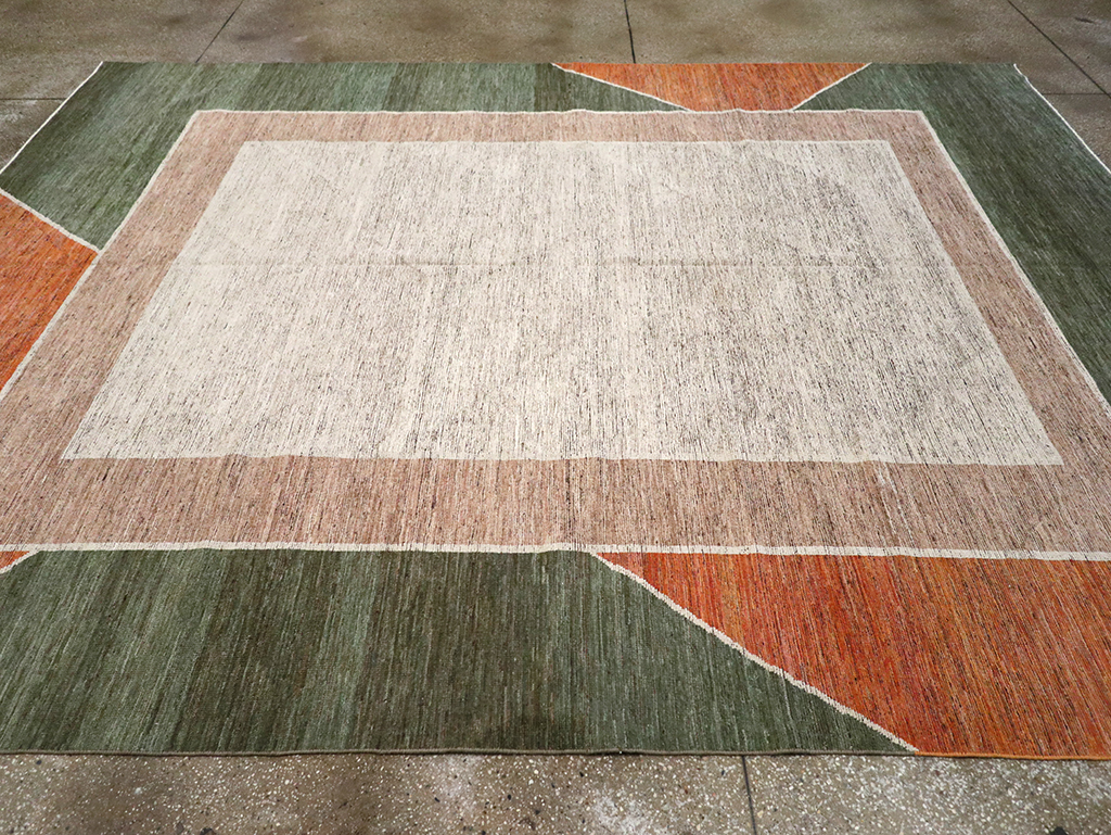 Modern East Turkestan Khotan Room Size Carpet, No.33033 - Galerie Shabab