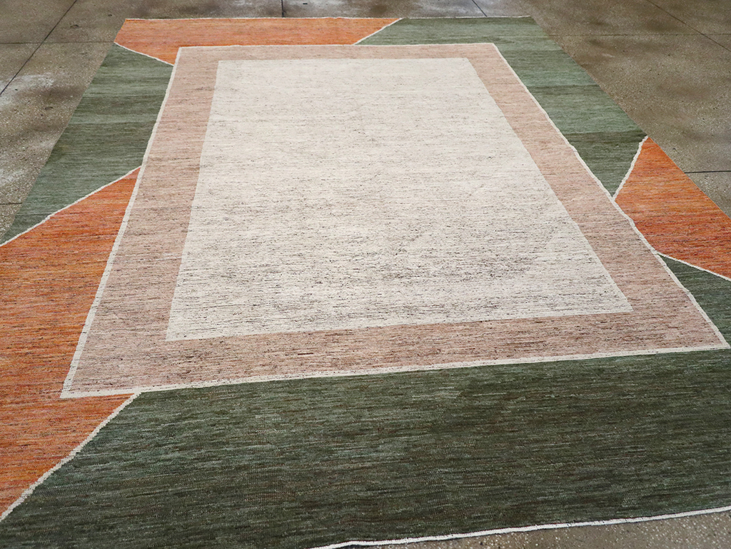 Modern East Turkestan Khotan Room Size Carpet, No.33033 - Galerie Shabab