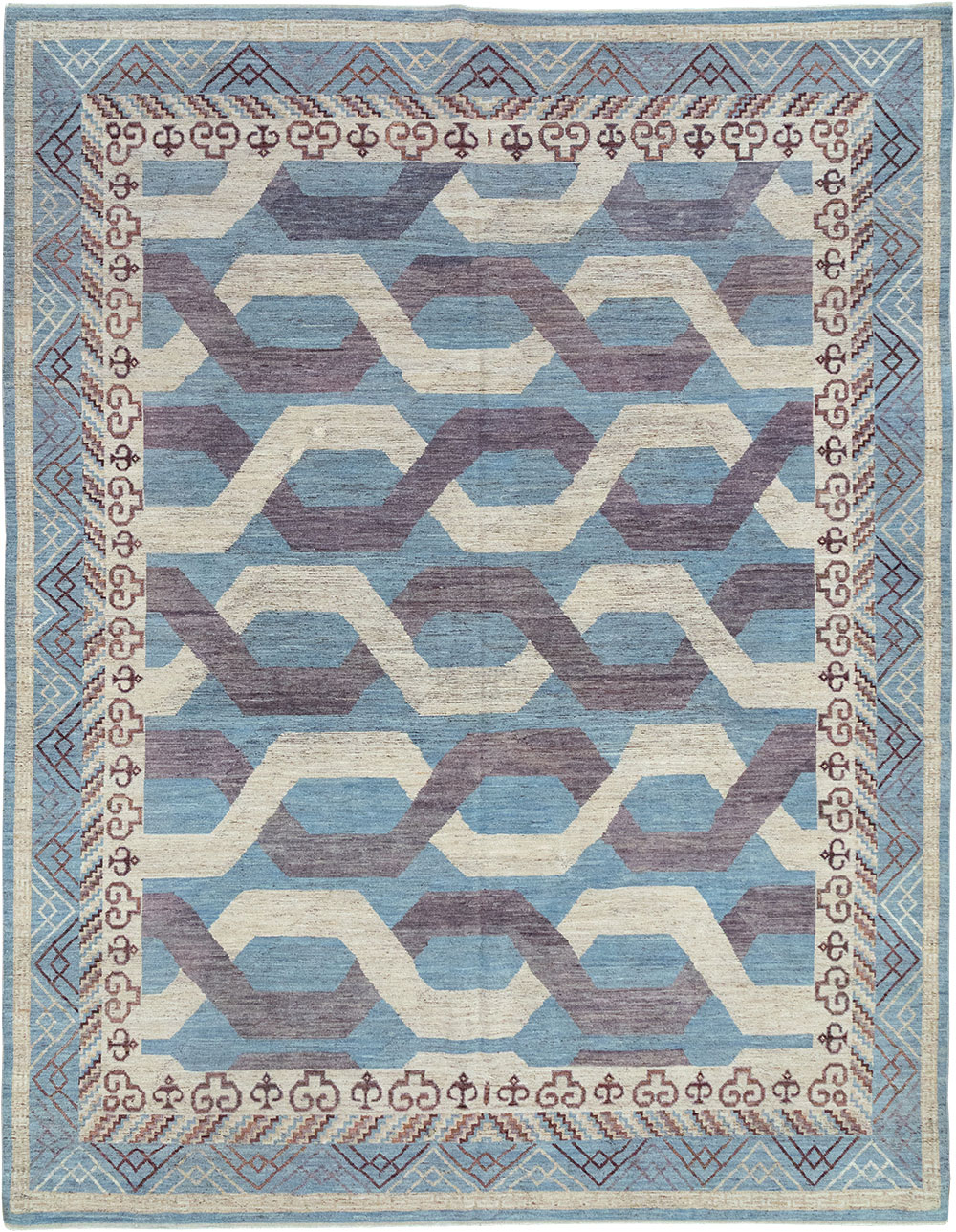 Modern East Turkestan Khotan Room Size Carpet, No.33035 - Galerie Shabab
