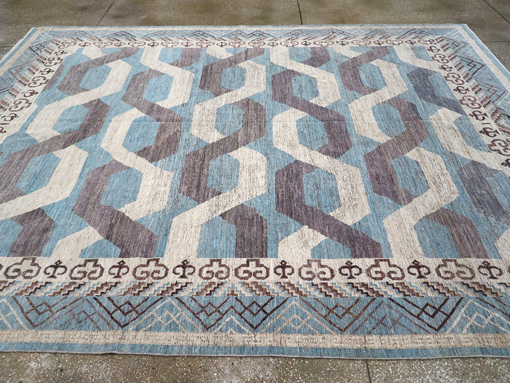 Modern East Turkestan Khotan Room Size Carpet, No.33035 - Galerie Shabab