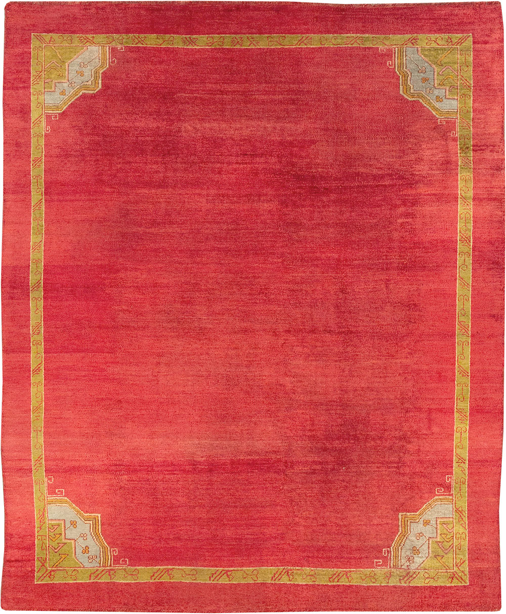 Antique Turkish Oushak Room Size Carpet, No.33037 - Galerie Shabab
