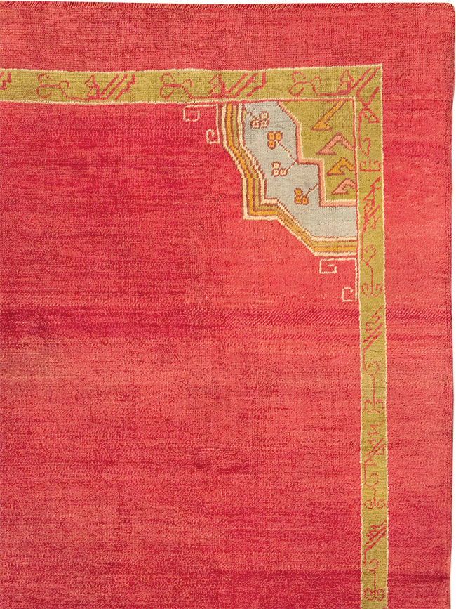 Antique Turkish Oushak Room Size Carpet, No.33037 - Galerie Shabab