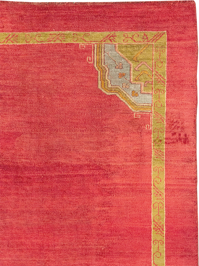 Antique Turkish Oushak Room Size Carpet, No.33037 - Galerie Shabab