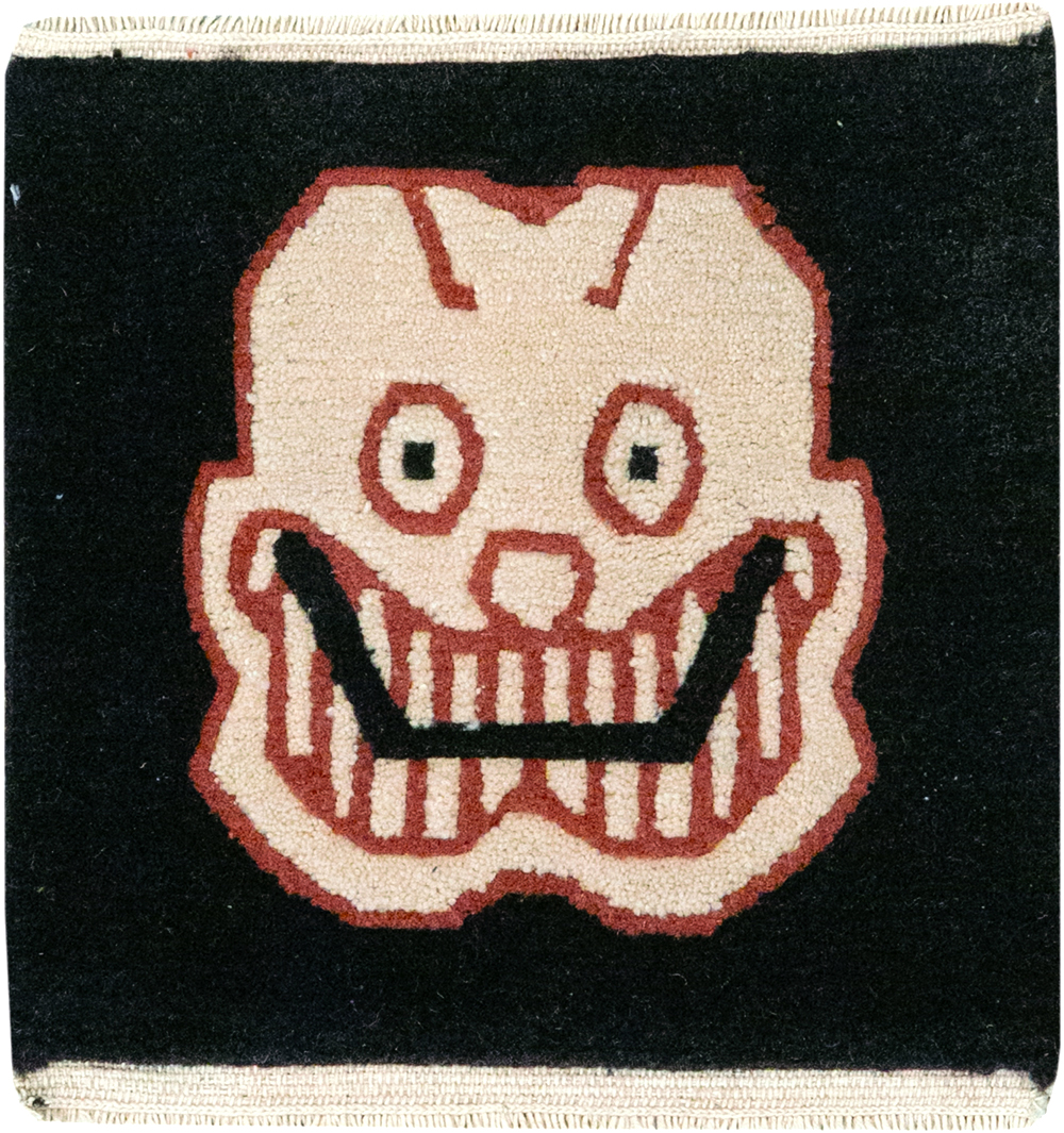 Vintage Tibetan Pictorial Rug (Pair: 2 of 2), No.33040 - Galerie Shabab