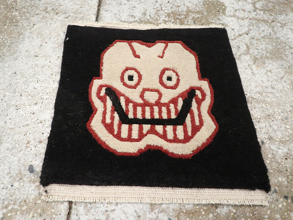Vintage Tibetan Pictorial Rug (Pair: 2 of 2), No.33040 - Galerie Shabab