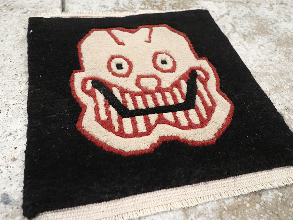 Vintage Tibetan Pictorial Rug (Pair: 2 of 2), No.33040 - Galerie Shabab