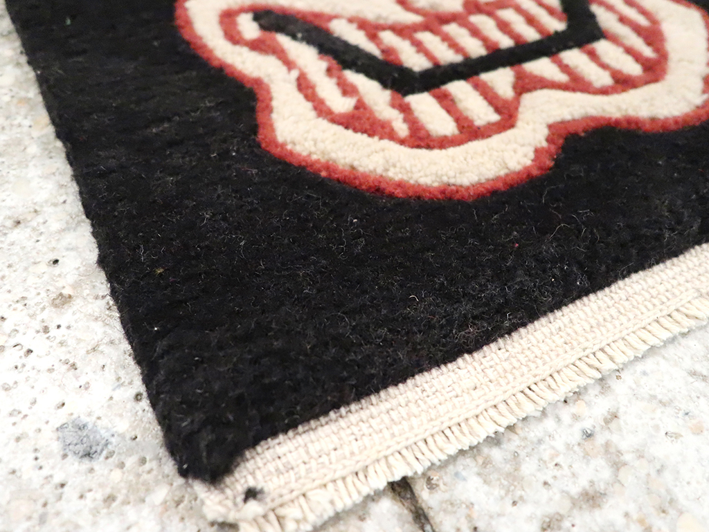 Vintage Tibetan Pictorial Rug (Pair: 2 of 2), No.33040 - Galerie Shabab