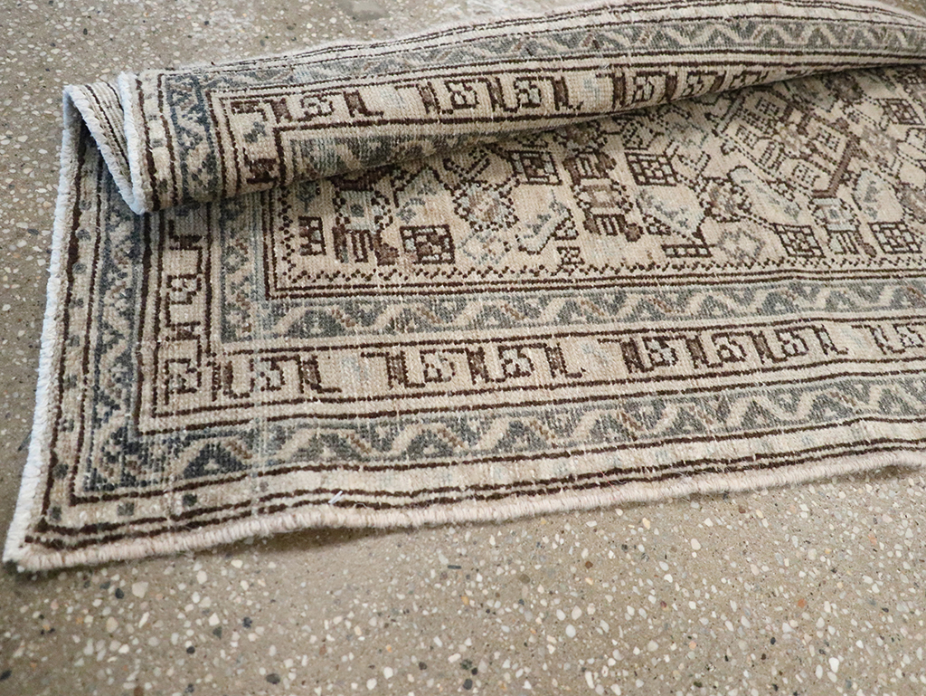 Vintage Persian Malayer Runner, No.33043 - Galerie Shabab