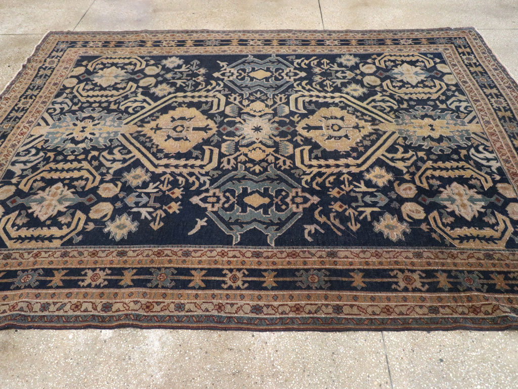 Vintage Indian Lahore Accent Rug, No.33046 - Galerie Shabab